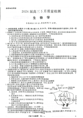 2024屆河北省衡水市高考模擬預測生物試題(PDF版,無答案)